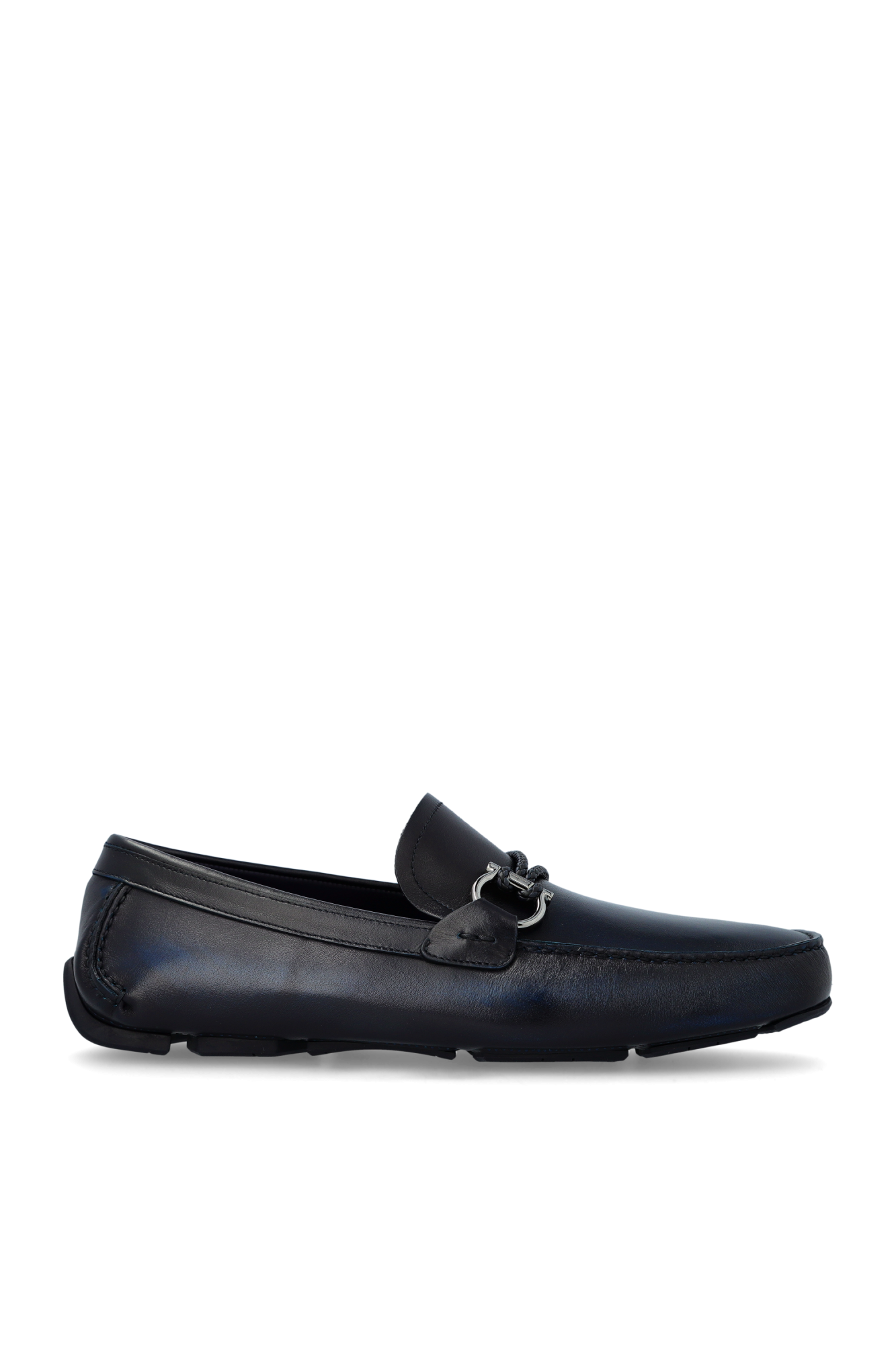 Ferragamo ライトブルーローファー　7D Navy blue Loafers Front FERRAGAMO - Vitkac AS